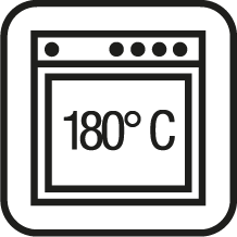 Ovnfast op til 180° C